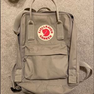 Fjallraven gray mini backpack